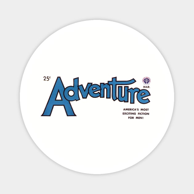 Adventure Magazine Magnet by MindsparkCreative